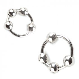 Steel Head Ring with 4 Balls