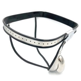 Male Adjustable Stainless Steel Chastity Belt