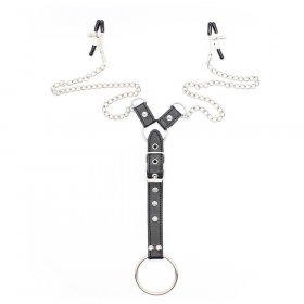 Penitentiary Nipple Clamps and Cock Ring Set