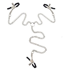 Nipple Clamps and Clit Clamp with Chain