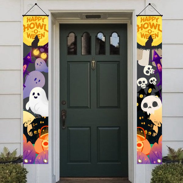 D713 Halloween Door Banner