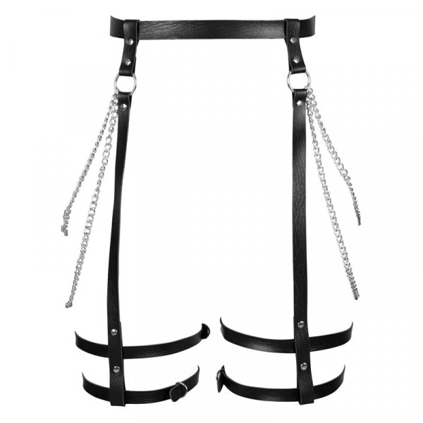 SM509 Chain Tassel Multi Layer Leg Strap With Waist Chain