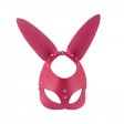 SM61 Faux Leather Long Ear Bunny Mask