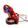 Electro Sex Chastity Device - Red