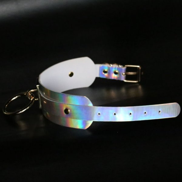 Laser Silver O Ring Collar