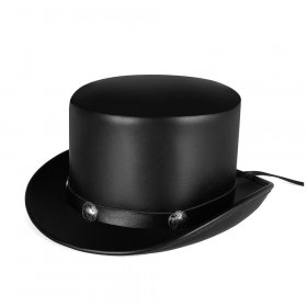 Men's Steampunk Badge Splice Hat