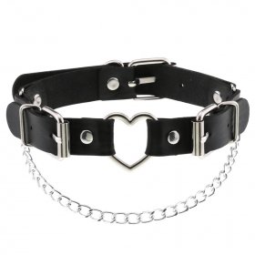 One Chain Love Ring Collar