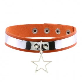 Choker Collar With Pentagram