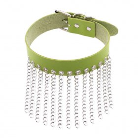 Metal Chain Tassel Collar