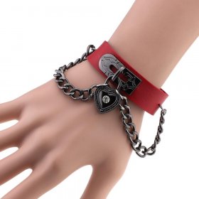 Heart-shaped Lock Bracelet