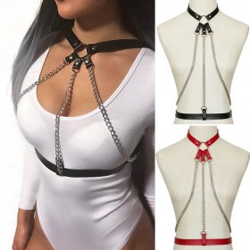 Bondage Collar Waist Chain