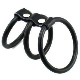 Triple Cock Ring Harness