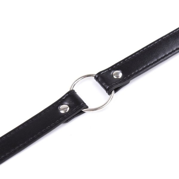 O-ring Adjustable Leather Choker