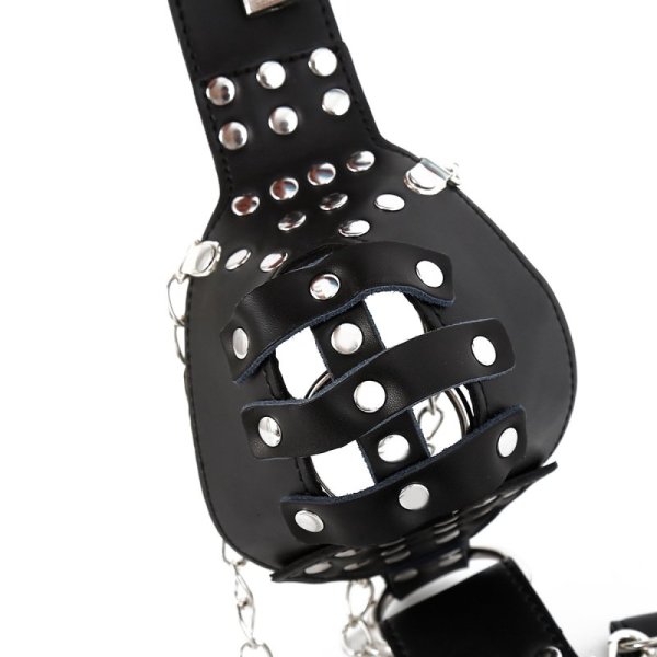 Leather Male Chastity Belt Options