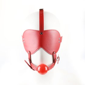 Gag Harness with Blindfold