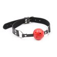Pin Buckle Breathable O Ring Double Color Ball Gag