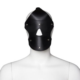 Gimp Hood With Removable Eye Pad And Mouth Pad