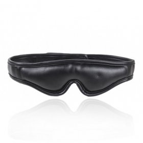 Leather Blindfold with Velcro Closure