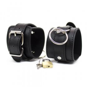 Metal O Ring Contact Wrist and Ankle Cuffs