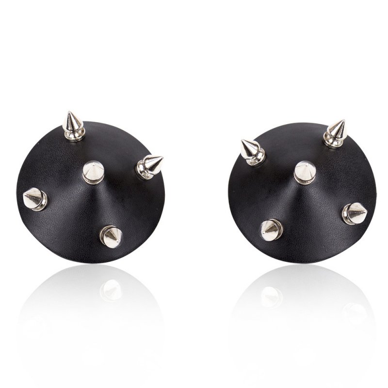 Rivet Front Leather Nipple Pasties