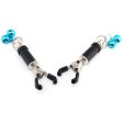 Nipple Clips with Blue Slave Bells