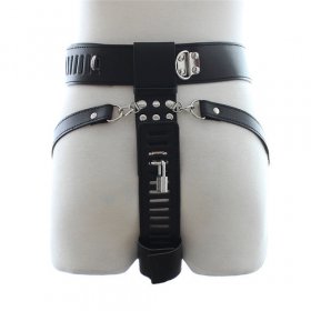 Leather Male Chastity Belt Options