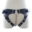 Leather & BDSM Thong with Chain