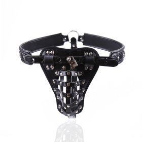Leather Male Chastity Belt