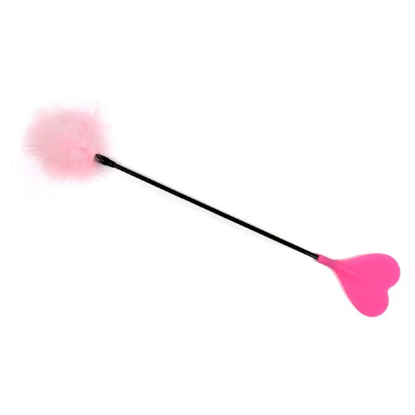 Silicone Heart Handle Tickler