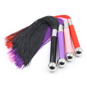 Metal Handle With Silicone Tassel Whip