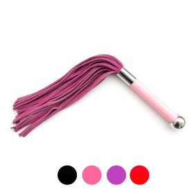 Metal Handle With Faux Leather Whip