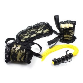 Lace Blindfold & Cuffs Bondage Kit