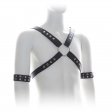 Male Chest Harness With Arm Cuffs