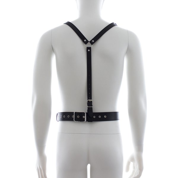 Men's Body Harness with Cock ring