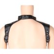 Neck Collar Body Harness Leather Straps