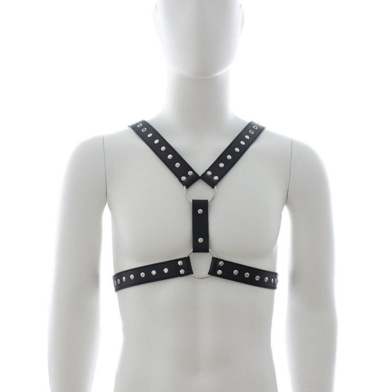 Strict Leather 4 Strap Chest Harness