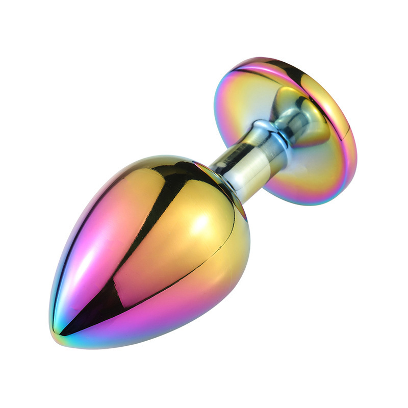 (image for) Colorful Stainless Steel Jewelry Butt Plug