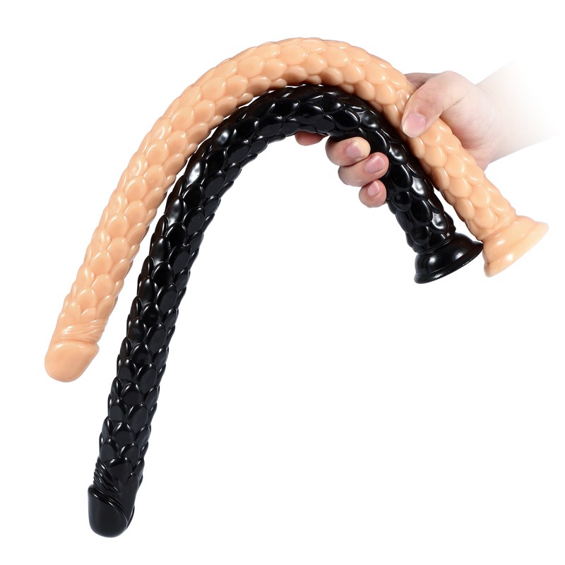 (image for) Scale Pattern 50 cm/19.7 inch PVC Dildo