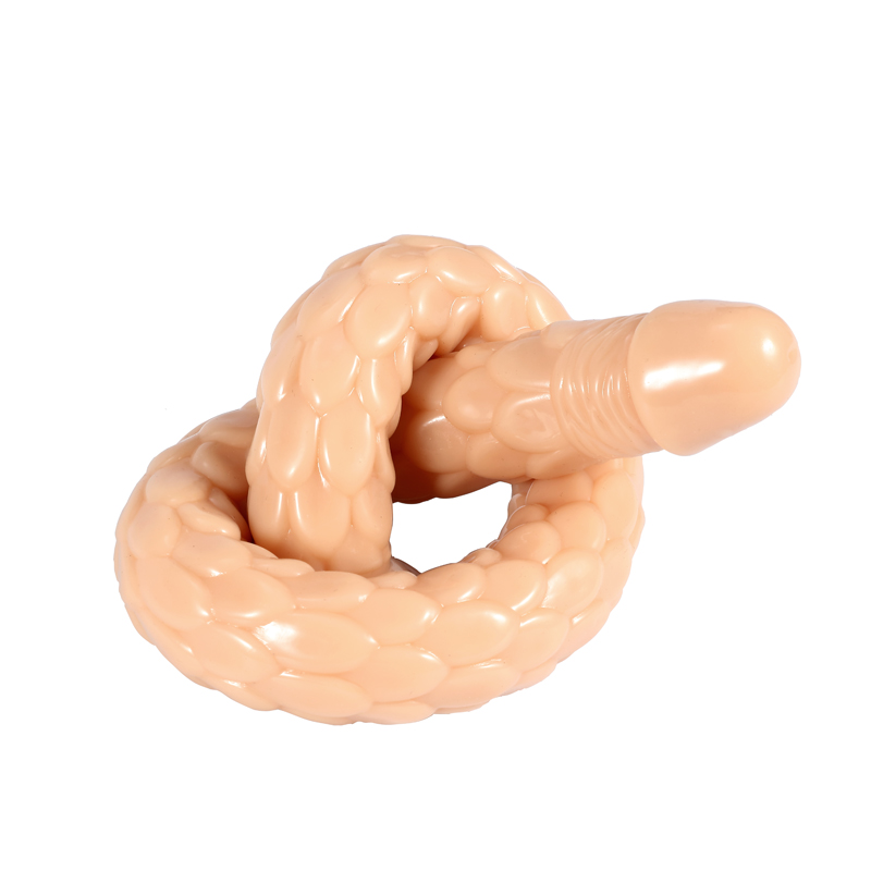 (image for) Scale Pattern 50 cm/19.7 inch PVC Dildo