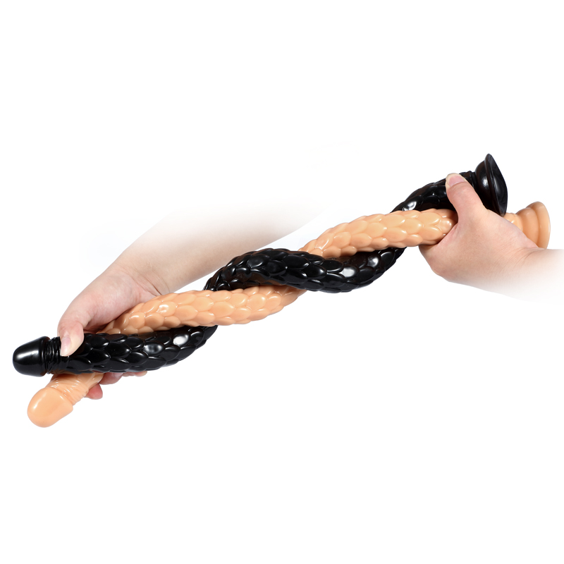 (image for) Scale Pattern 50 cm/19.7 inch PVC Dildo
