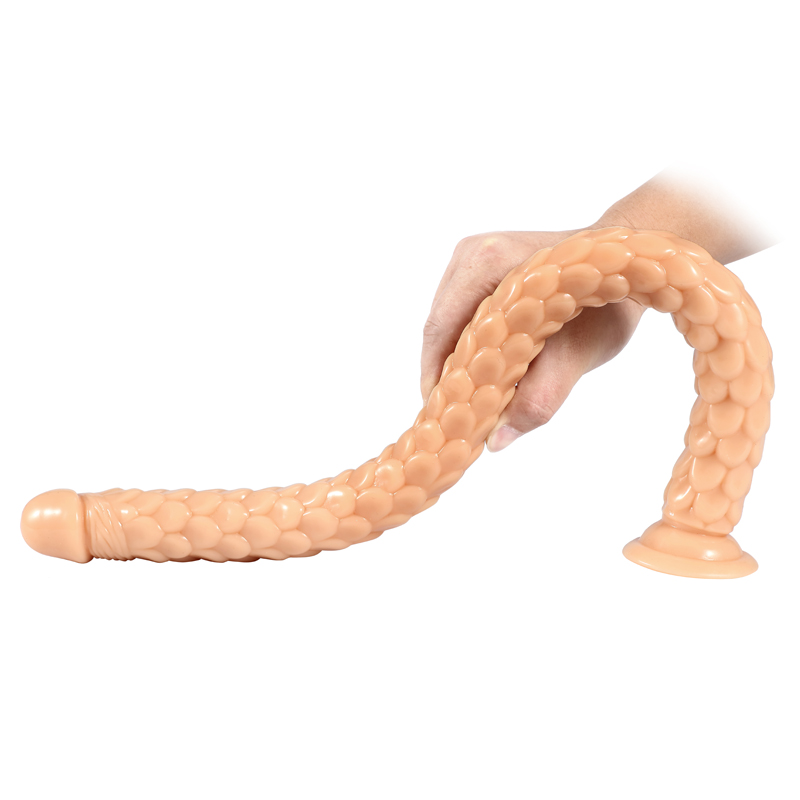 (image for) Scale Pattern 50 cm/19.7 inch PVC Dildo