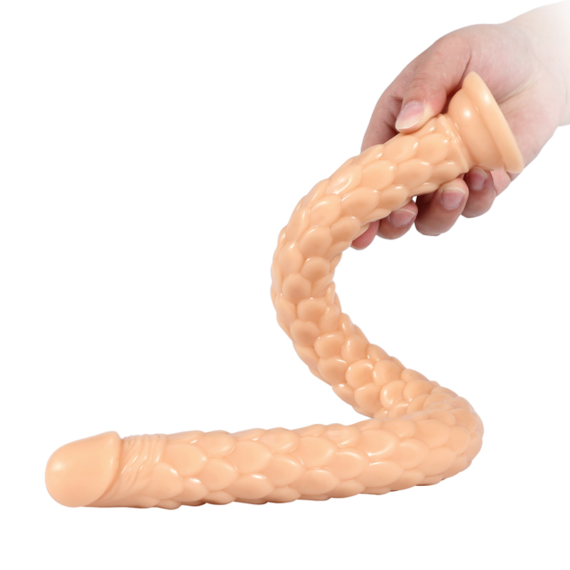 (image for) Scale Pattern 50 cm/19.7 inch PVC Dildo