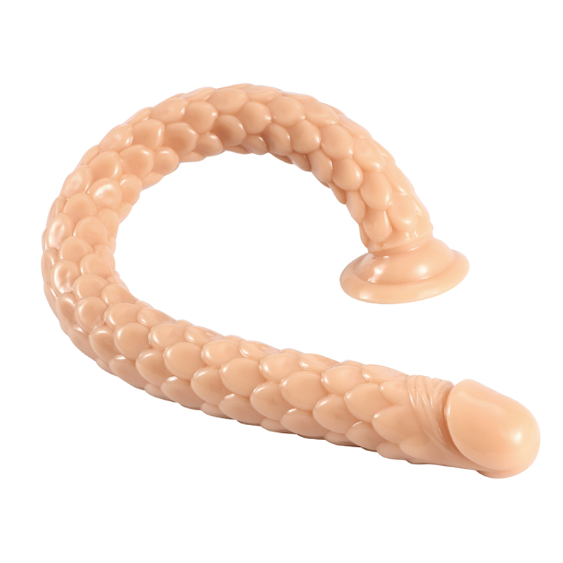 (image for) Scale Pattern 50 cm/19.7 inch PVC Dildo
