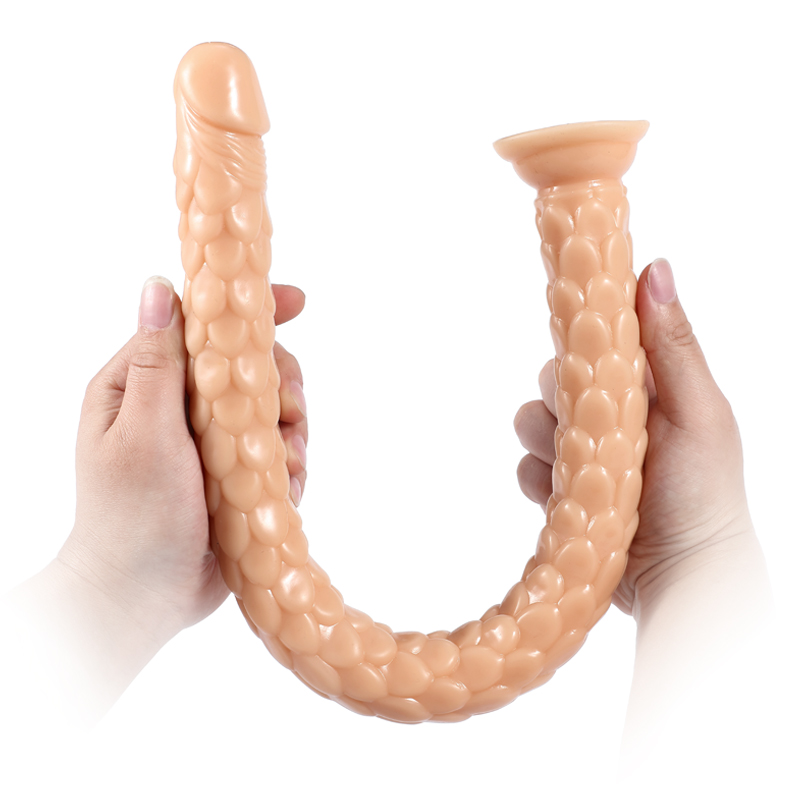 (image for) Scale Pattern 50 cm/19.7 inch PVC Dildo