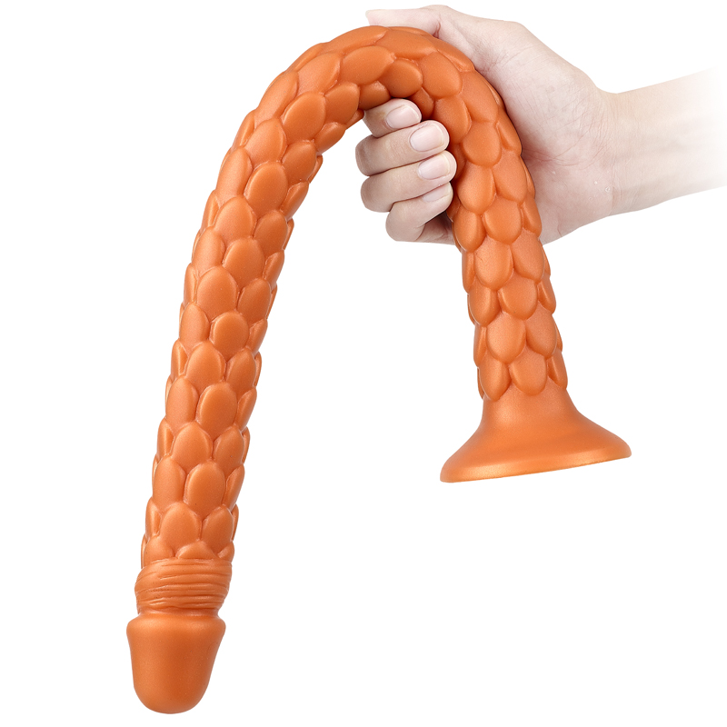 (image for) Scale Pattern 50 cm/19.7 inch Silicone Dildo