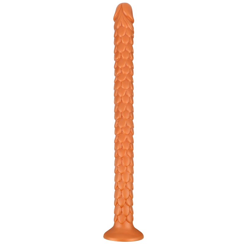 (image for) Scale Pattern 50 cm/19.7 inch Silicone Dildo