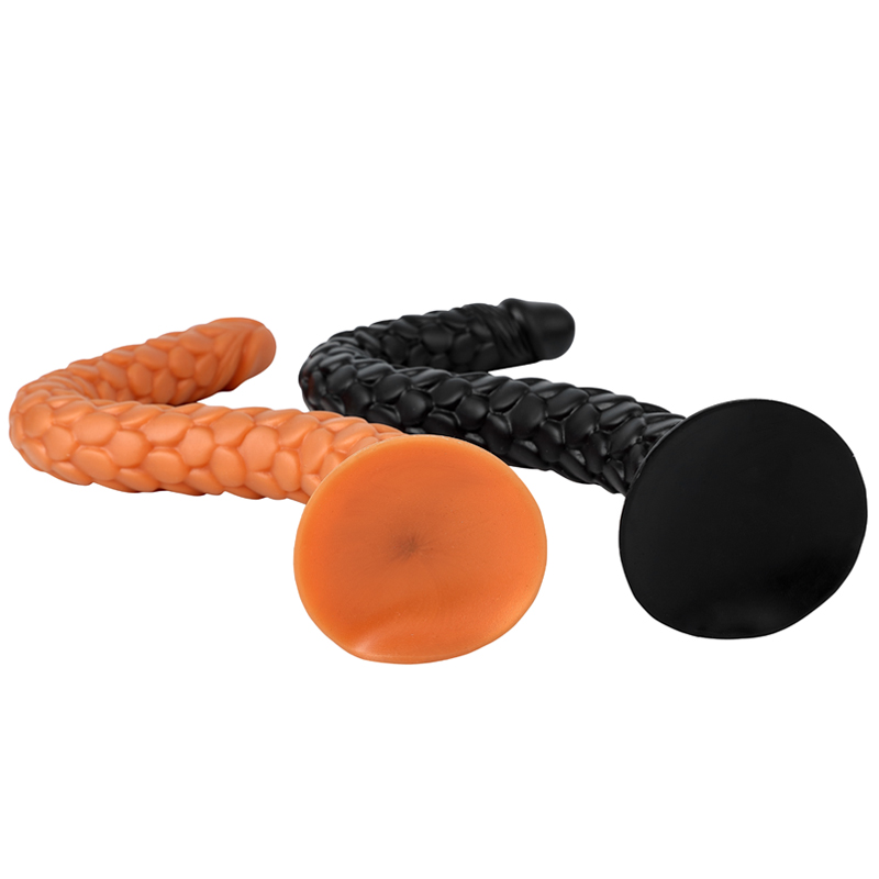(image for) Scale Pattern 50 cm/19.7 inch Silicone Dildo