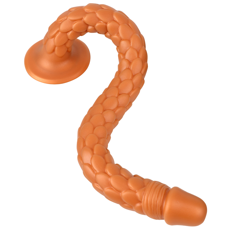 (image for) Scale Pattern 50 cm/19.7 inch Silicone Dildo