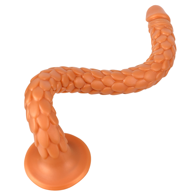 (image for) Scale Pattern 50 cm/19.7 inch Silicone Dildo