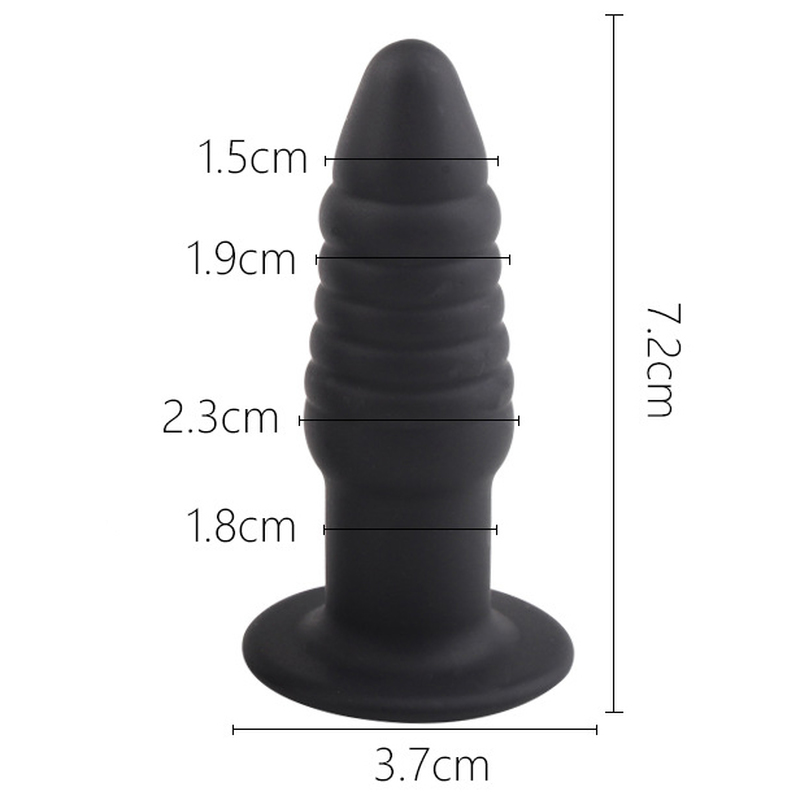 (image for) Silicone Finger Butt Plug